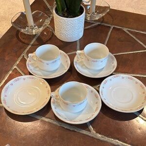 Bavaria-Vintage Cups and Saucers